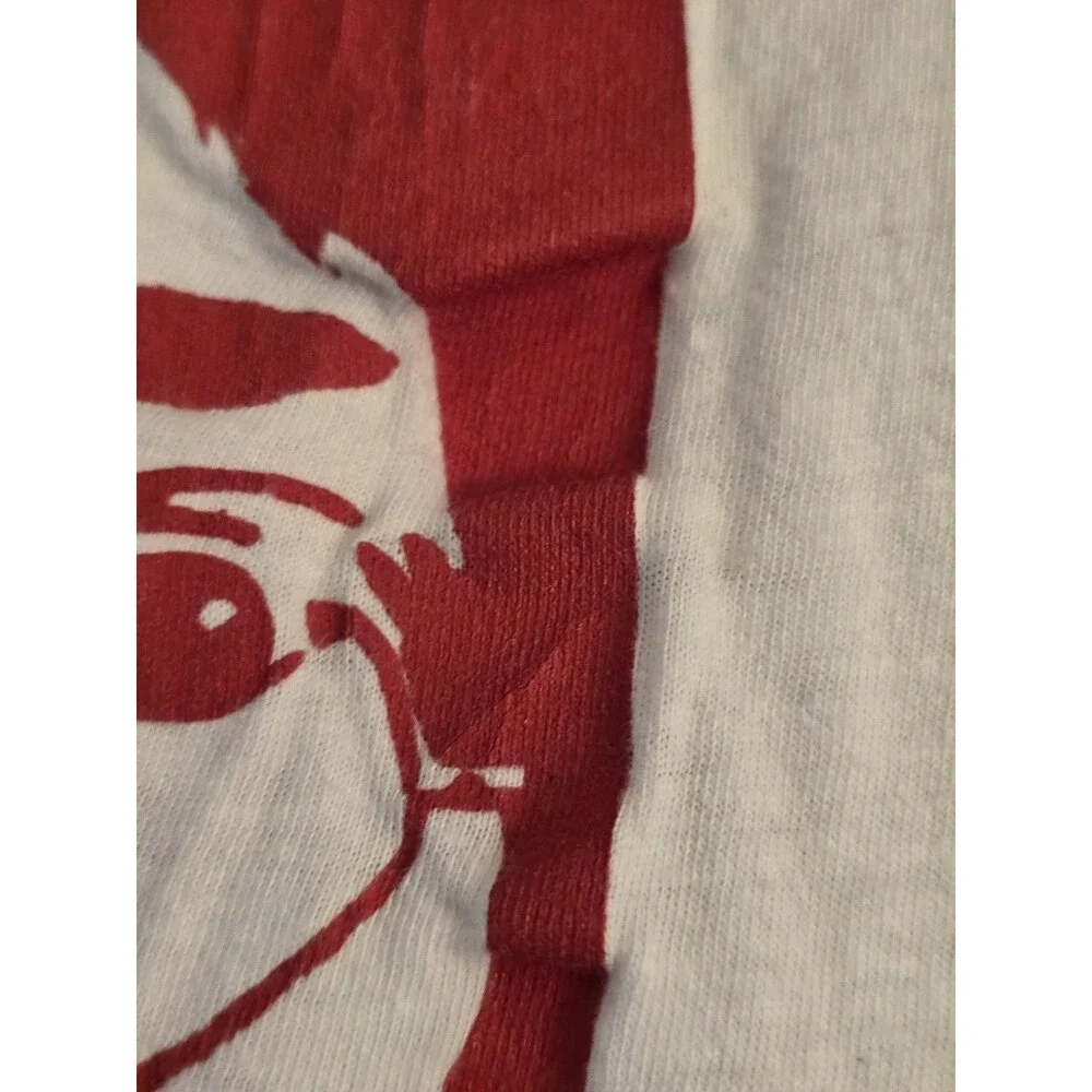 Vintage 90s John Lennon T-Shirt Graphic Give Peace A Chance USA Made Fruit Loom - Picture 5 of 16